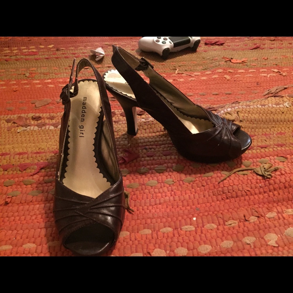 Steve madden brown heels